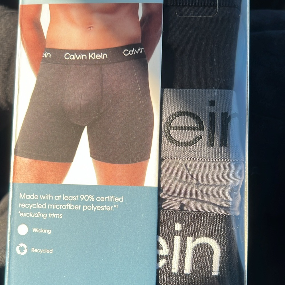 Calvin Klein 3 pack boxer brief men underwear microfiber new style 2024